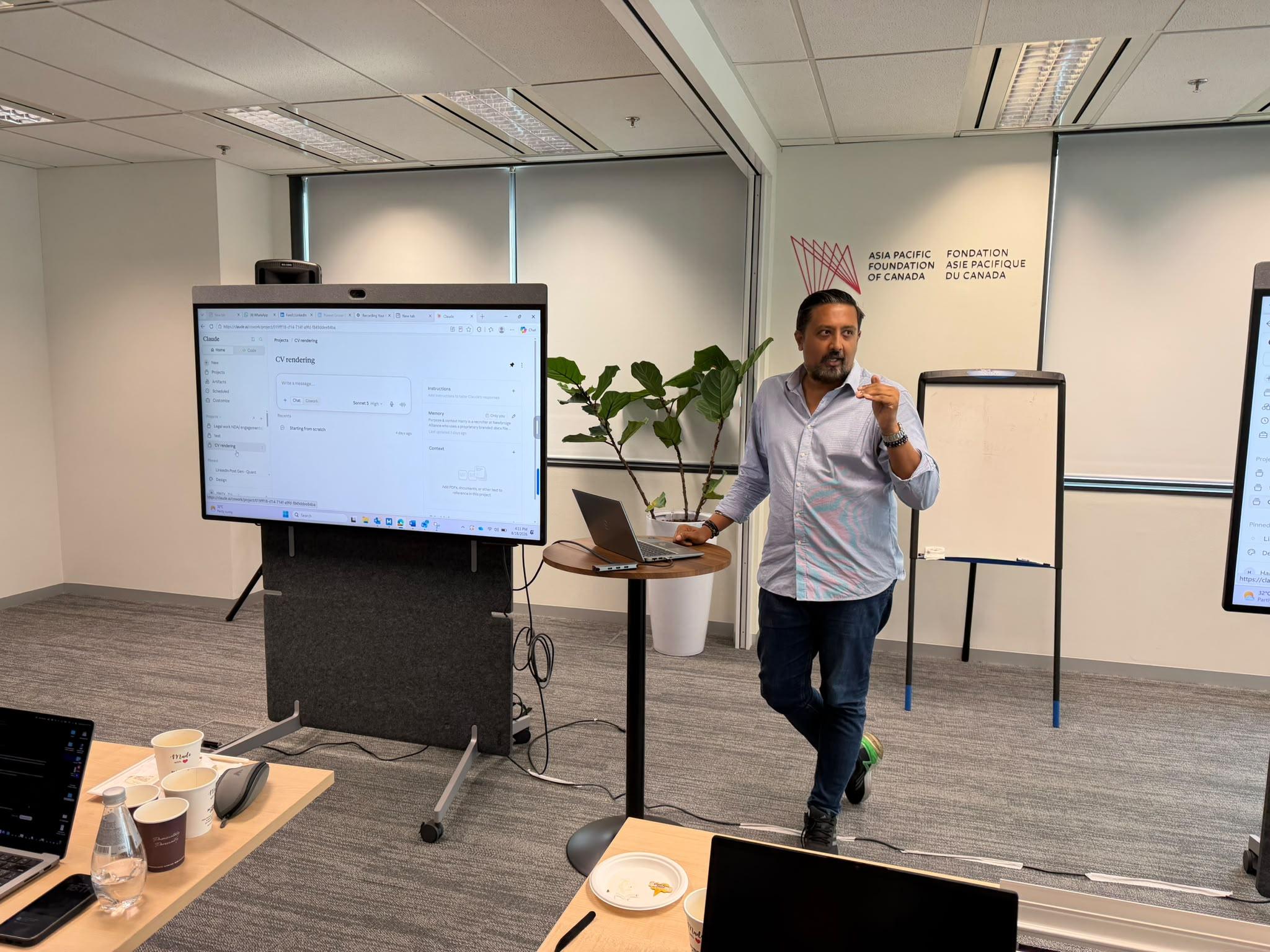 Walking the first AI Upgrade cohort through an agent setup in Claude